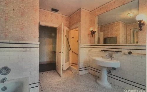 Before renovation — bathroom, Alamo Heights 1920's Update