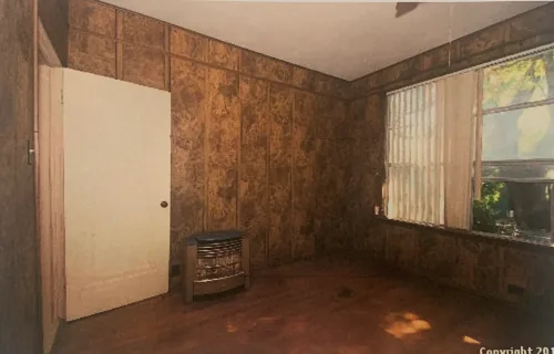 Before renovation — bedroom, Alamo Heights 1920's Update