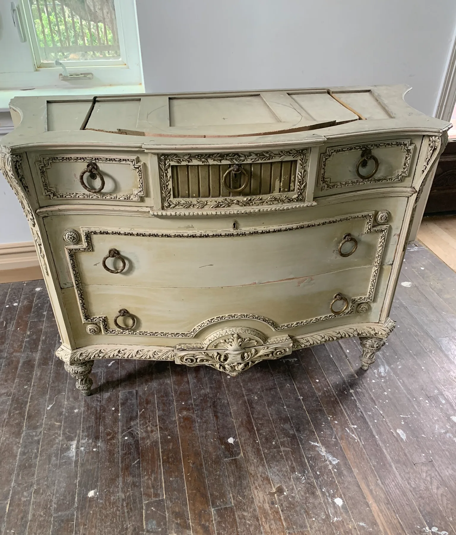 Before renovation — custom cabinetry, Custom Finishes & Hand-Painted Furniture