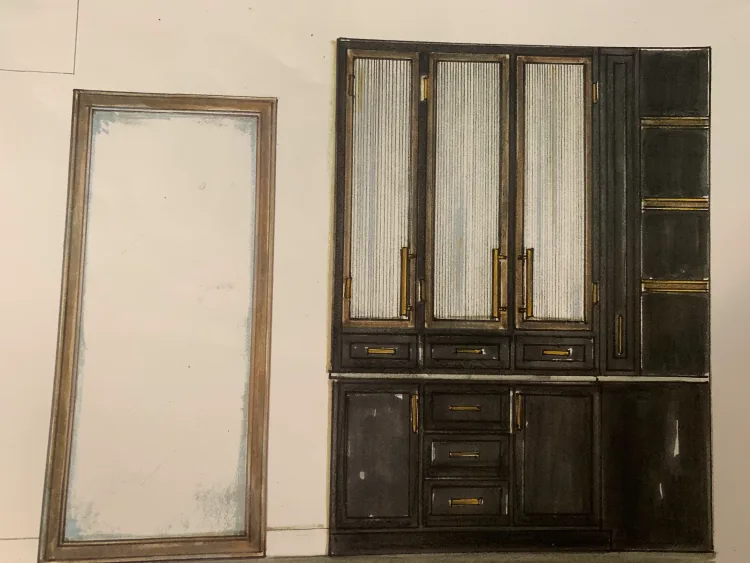 Before renovation — texas country living new construction interior design detail, Texas Country Living New Construction