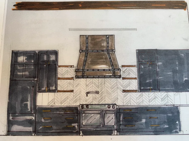 Before renovation — texas country living new construction interior design detail, Texas Country Living New Construction