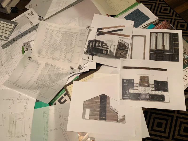 Before renovation — texas country living new construction interior design detail, Texas Country Living New Construction