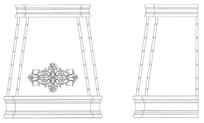 Custom range hood detail — Custom Finishes & Hand-Painted Furniture