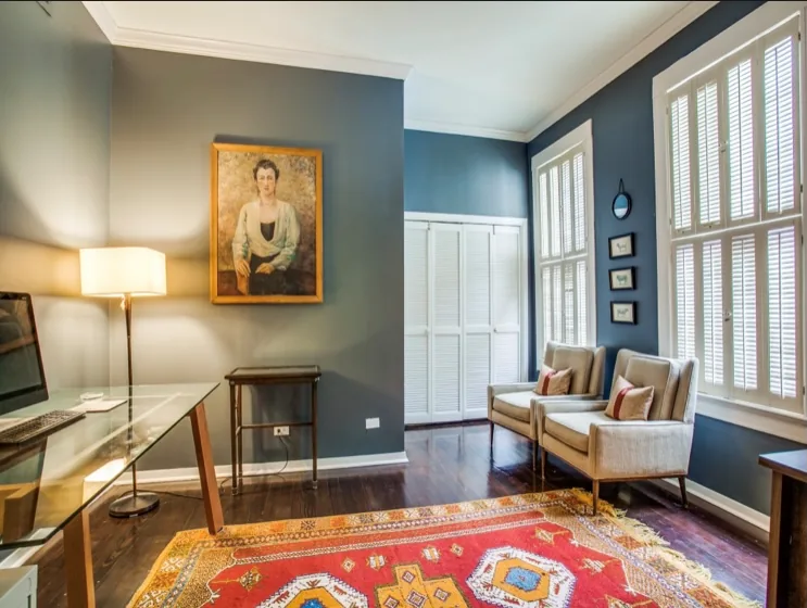 Monte Vista, Texas 124-Year-Old National Historic Preservation Home interior design detail